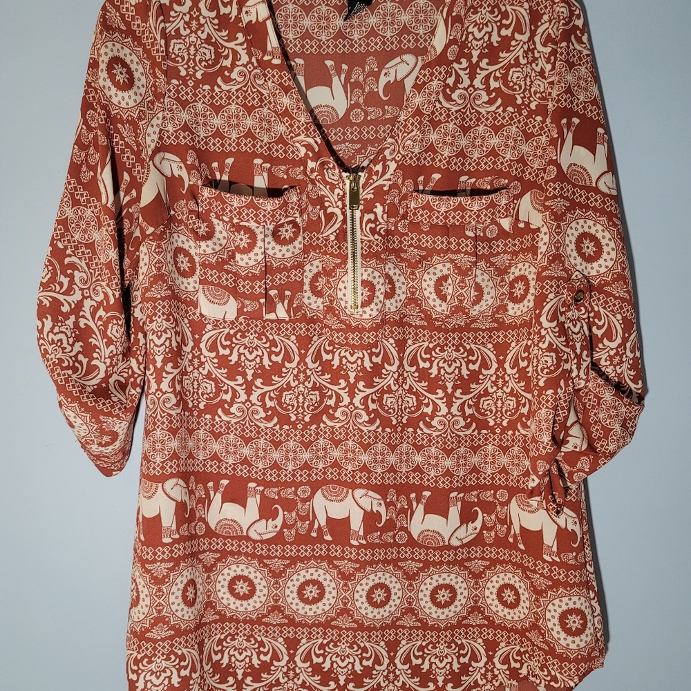 Bohemian dress shirt